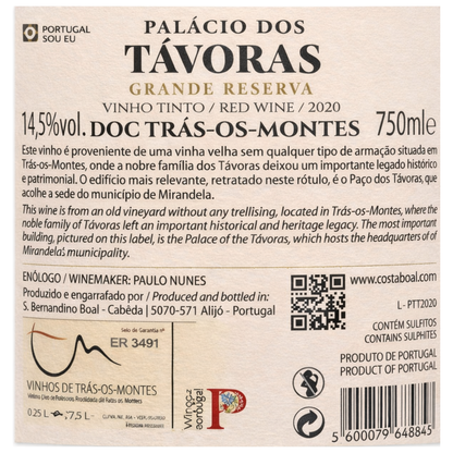 Premium Rotwein "Palácio dos Távoras" Vinhas Velhas Douro – 0,75l