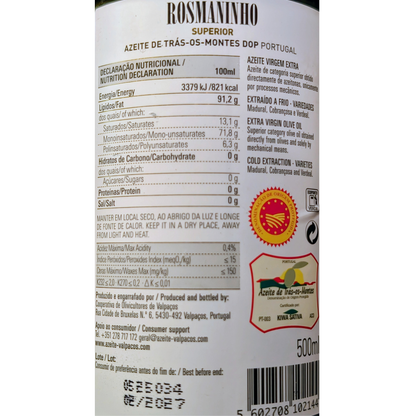 Olivenöl Rosmaninho – Superior Extra Vergine (0,5 l)