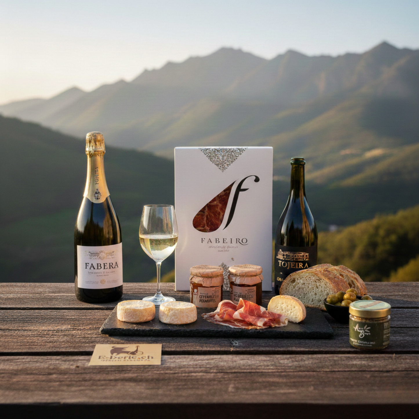 Geschenkbox Feinkost "Iberian Delicatessen" – Gourmet Geschenkkorb