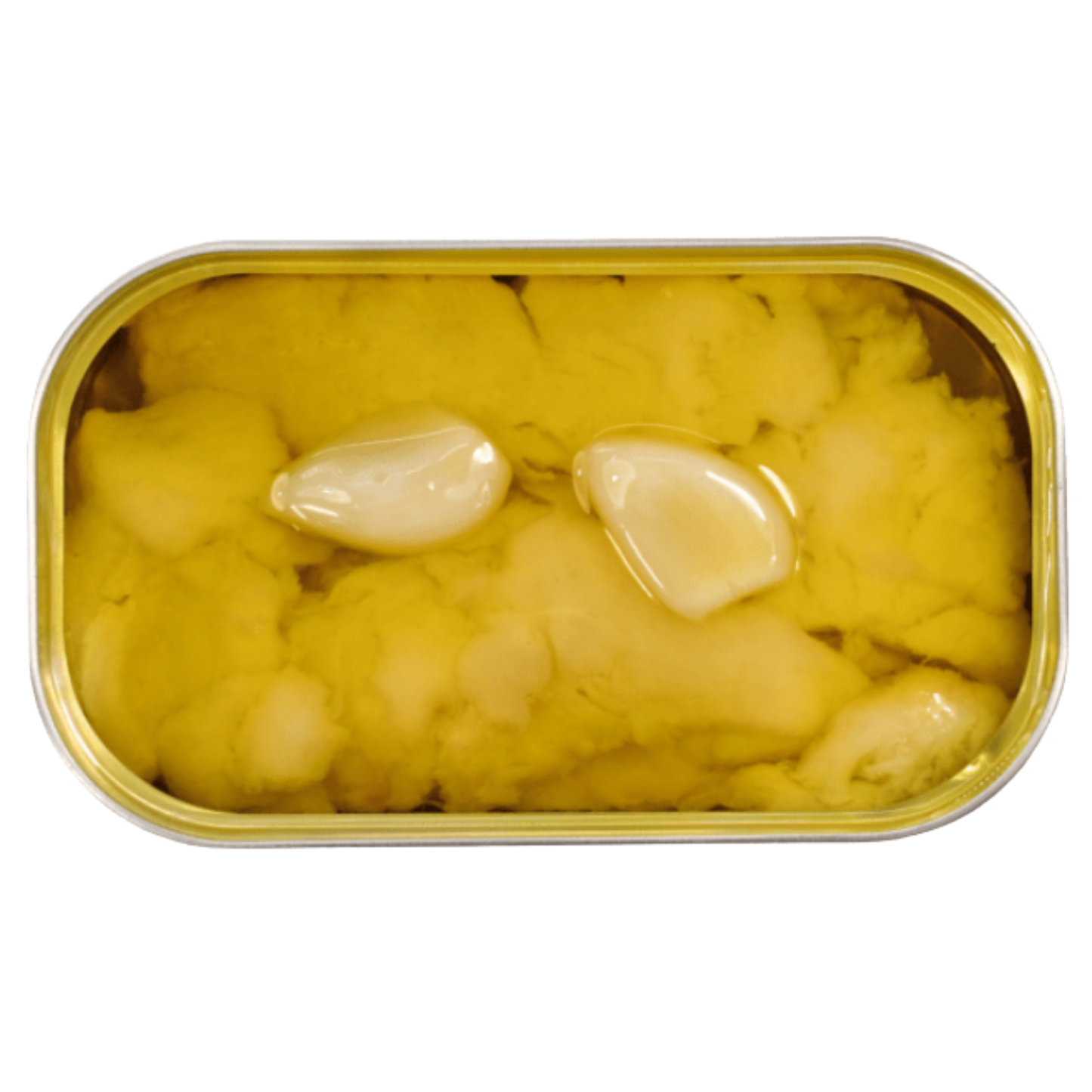 Kabeljau (Bacalhau) in Olivenöl & Knoblauch – Portugiesische Fischkonserve – Minerva 120g