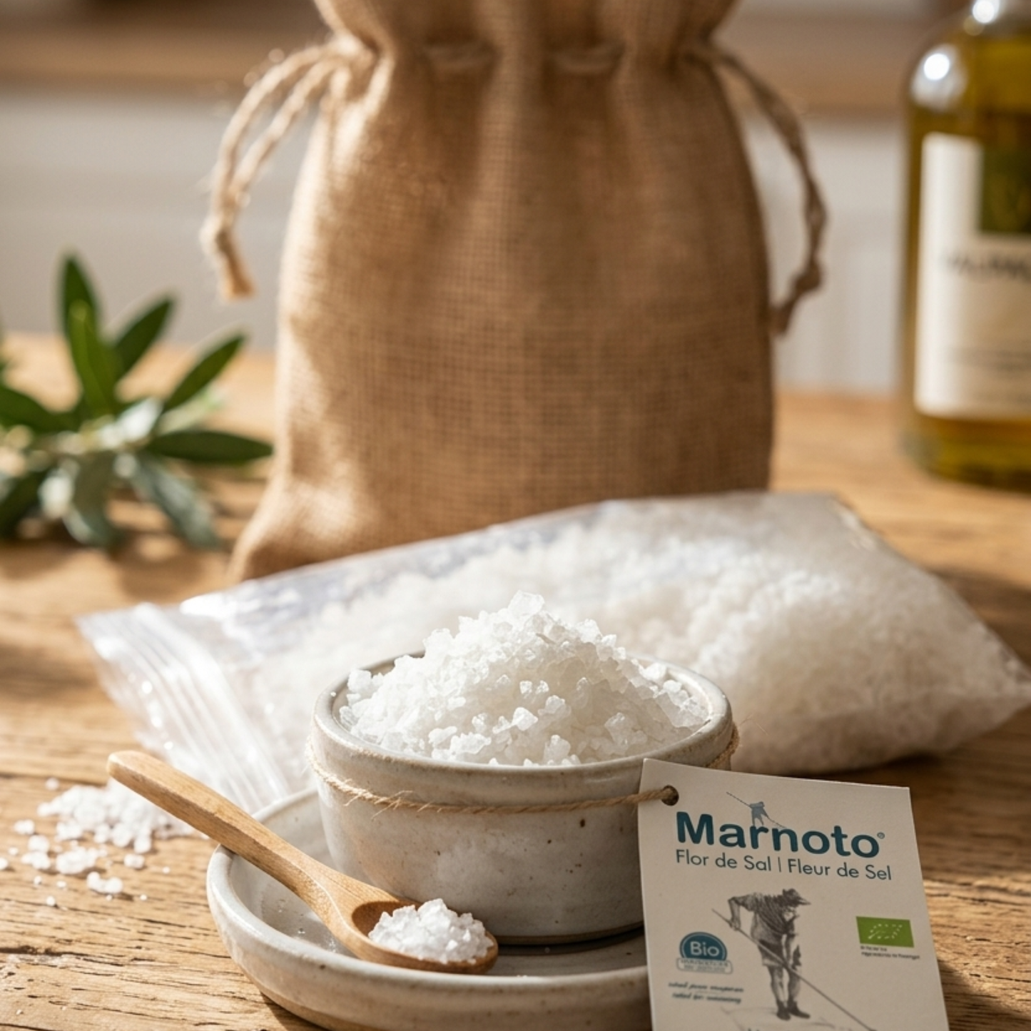 Flor de Sal Marnoto 250g – Portugiesisches Gourmet Meersalz aus der Algarve