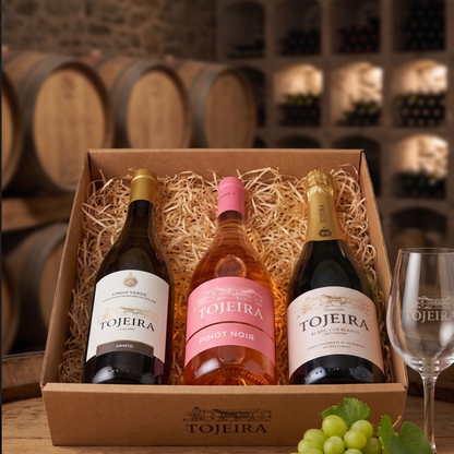 Weinset "Friday Apéro" (3 Flaschen) – Portugiesischer Vinho Verde & Rosé Box
