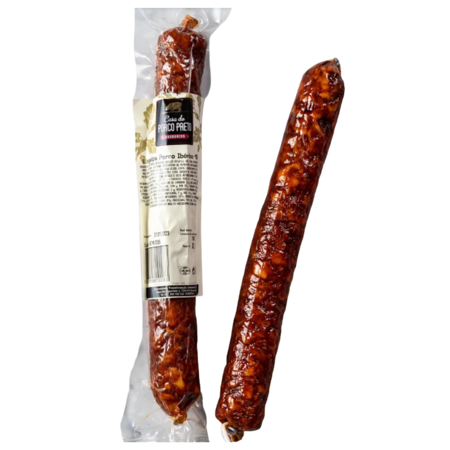 Portugiesische Linguica vom schwarzen Iberischen Schwein – Casa do Porco Preto – 180g