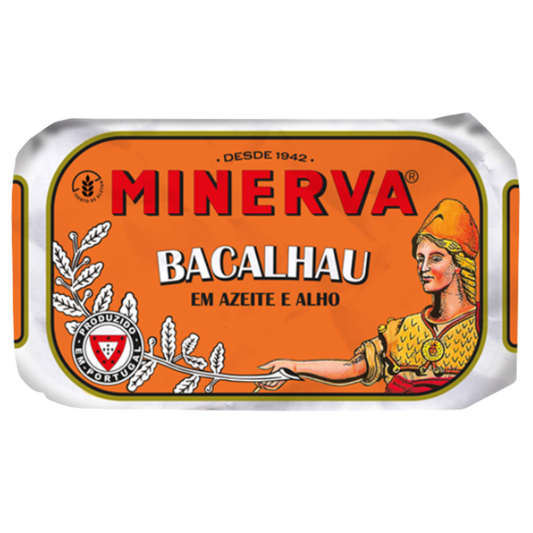 Minerva Gourmet Kabeljau in Olivenöl & Knoblauch (120g)
