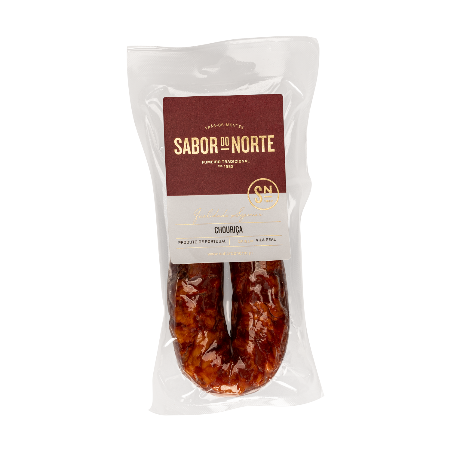 Sabor do Norte - Traditional Chouriça 180g | Portuguese Smoked Sausage - e-berich