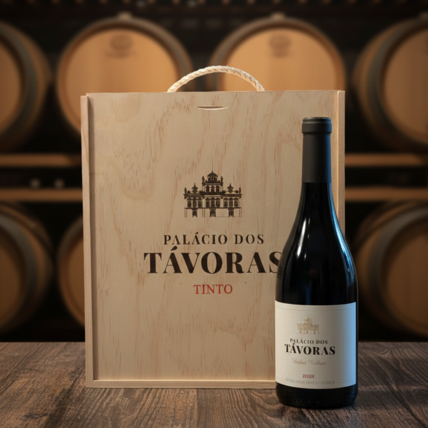 Palácio dos Távoras Grande Reserva 2020 vino rosso portoghese 3x75cl cassa in legno