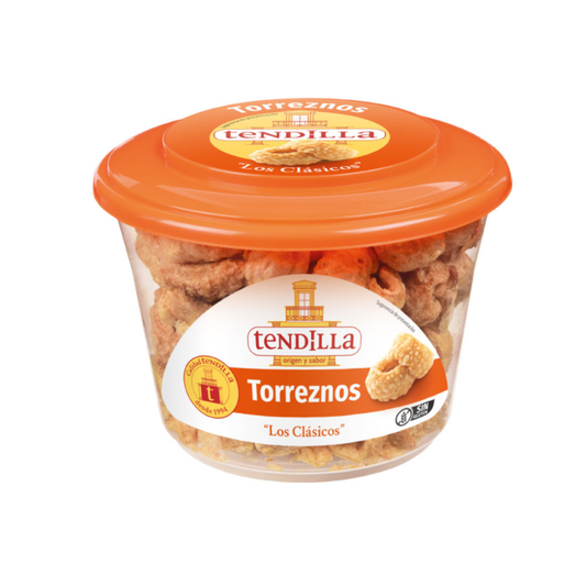 Spanische Torreznos Tendilla knuspriger Schweinesnack